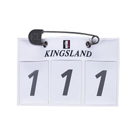 Kingsland Classic Nummerplate - Hvit